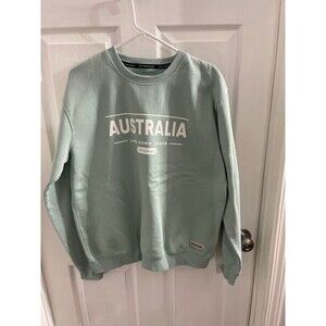 Irish Connexxion “Australia Land Down Under” Sweatshirt Size L Light Green